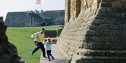 An image of outside Scarborough Castle