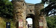 An image of Scarborough Castle entrance.