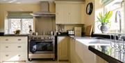 An image of Hungate Cottages kitchen