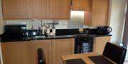 An image of a kitchen at Littlemoor Barn, Cloughton -  Owners Cottage