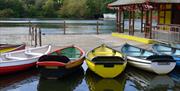 An image of rowing boats on lake