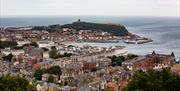 An image of Scarborough south bay from a birds view.