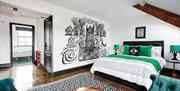 An image of the St Hilda bedroom at Jet Black Jewel