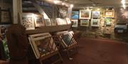 An image of inside Staithes Gallery
