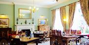 An image of the dining area at Wrangham House Hotel
