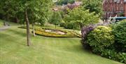 An image of flower beds at Pannett Park