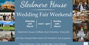 An image of the Sledmere Wedding Fair Poster