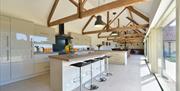 An image of the kitchen area at The Yard
