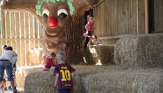 An image of children playing at Playdale Farm Park