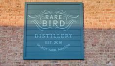 An image of Rare Bird Distillery sign