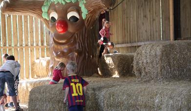 An image of children playing at Playdale Farm Park
