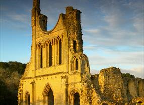 An image of Byland Abbey - Photography by Ebor Images & NYMNP