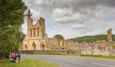 An image of Byland Abbey - Photograph by Dependable Productions(c).
