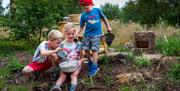 An image of children playing at Sutton Bank National Park Centre