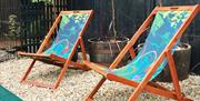 An image of deckchairs at The Shepherds Hut - No.2 Staycation