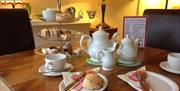 An image of an afternoon tea at Stained Glass Centre