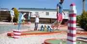 An image of crazy golf at Blue Dolphin Holiday Park