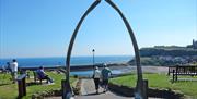 An image of Whitby Whale bone arch