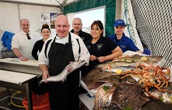 The Fish Craft Team at Whitby Fish & Ships Festival 2023
