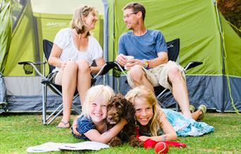 An image of a family at Flower of May Holiday Park