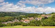 An image of Grosmont from afar