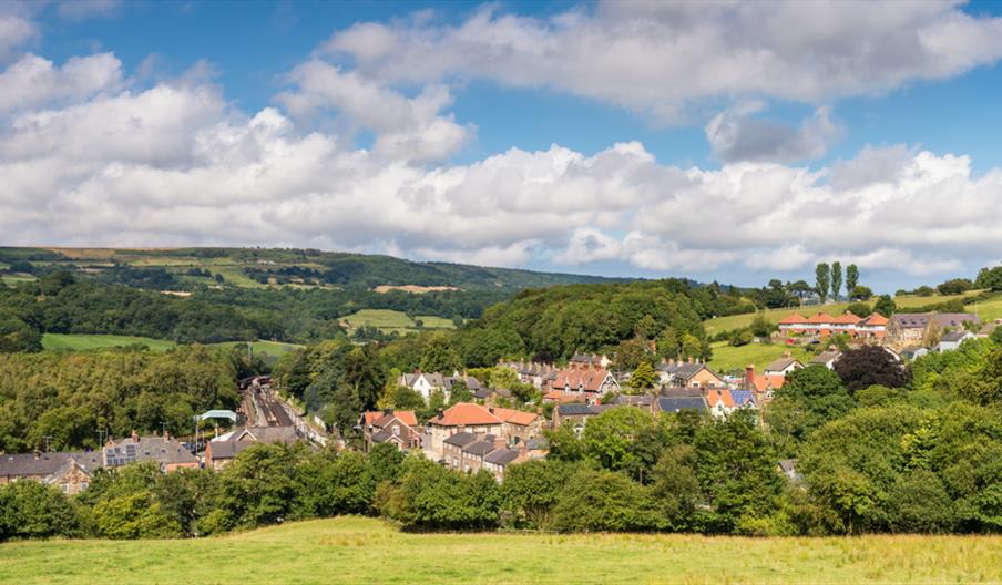 An image of Grosmont from Afar