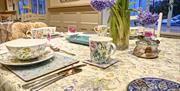 An image of Grosmont House Bed and Breakfast dining table