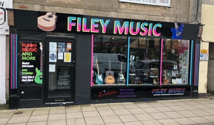 An image of Filey Music Shop