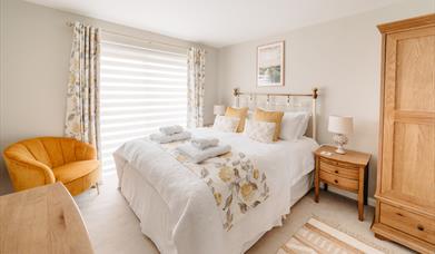 An image of the bedroom at Lemon Cottage