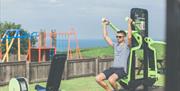 An image of the outside gym at Northcliffe & Seaview Holiday Park