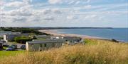 An image of a view from Reighton Sands Holiday Park