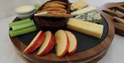 An image of a cheeseboard at The Runswick Bay Catch