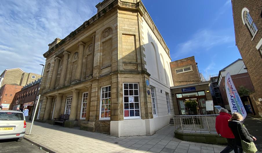 An image of outside the Scarborough Library & Information Centre