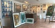 An image of inside Staithes Gallery