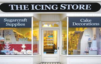 An image of the icing store exterior - Front of shop