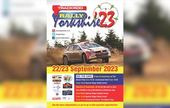An image of Trackrod Rally Yorkshire '23 poster