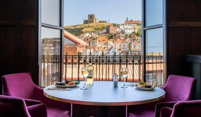 An image of views from the first floor at Quayside Whitby