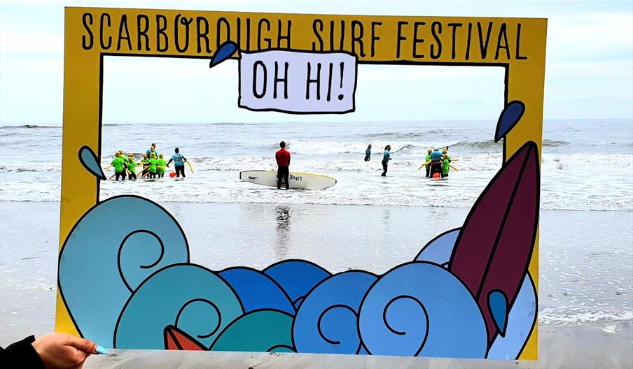 Scarborough Surf Festival - selfie board
