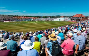 An image of a cricket match at Scarborough Cricket Club