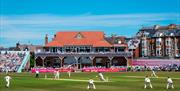 An image of a cricket game at Scarborough Cricket Club